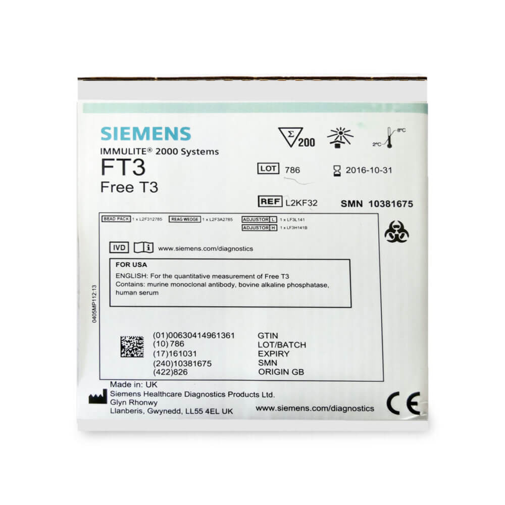 Αντιδραστήριο FT3-Free-T3 για Siemens Immulite 2000