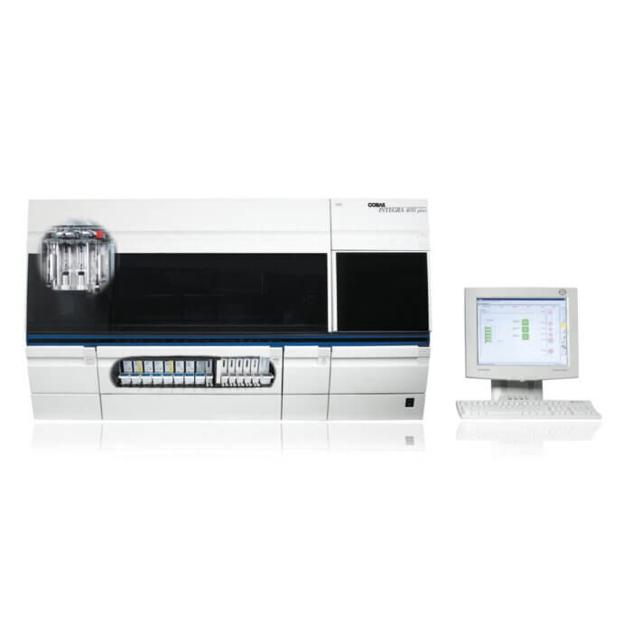 BIOCHEMICAL ANALYZER ROCHE Cobas Integra 400 Plus - Bioprom